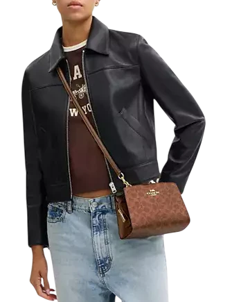 Coach Gia Crossbody Bag In Signature Canvas
