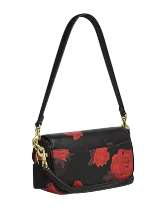 Coach Hailey Flap Bag With Floral Print