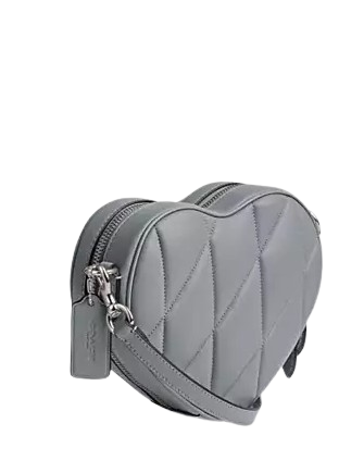 Coach Heart Crossbody Bag With Quilting