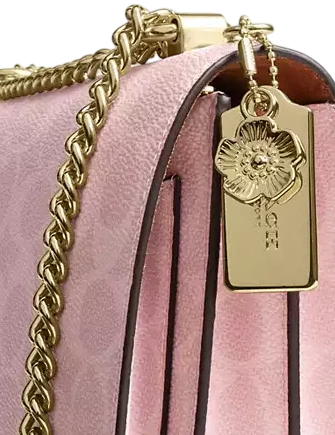 Coach Klare Crossbody Bag In Signature Canvas With Charms