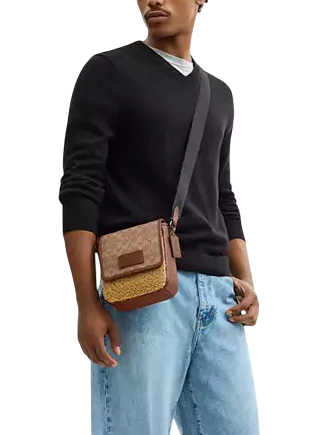 Coach Lucas Crossbody Bag In Signature Canvas