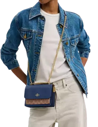 Coach Mini Klare Crossbody Bag In Signature Canvas