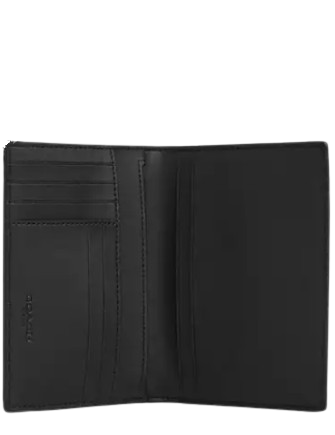 Coach Passport Card Case In Signature Canvas With Patches
