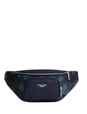 Coach Racer Small Belt Bag In Signature Camo Print