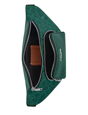 Coach Racer Small Belt Bag In Signature Canvas