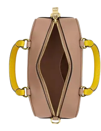 Coach Satchel Crossbody Bag With Plaid Print
