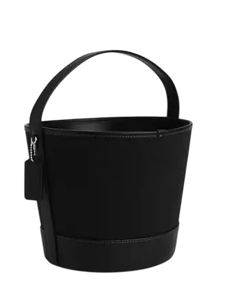 Coach Trick Or Treat Bucket With Halloween Cat In Regenerative Cotton