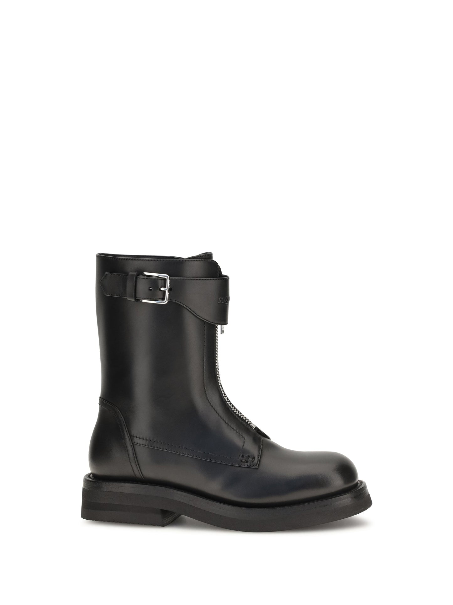 Alexander Mcqueen Women Leather Boots