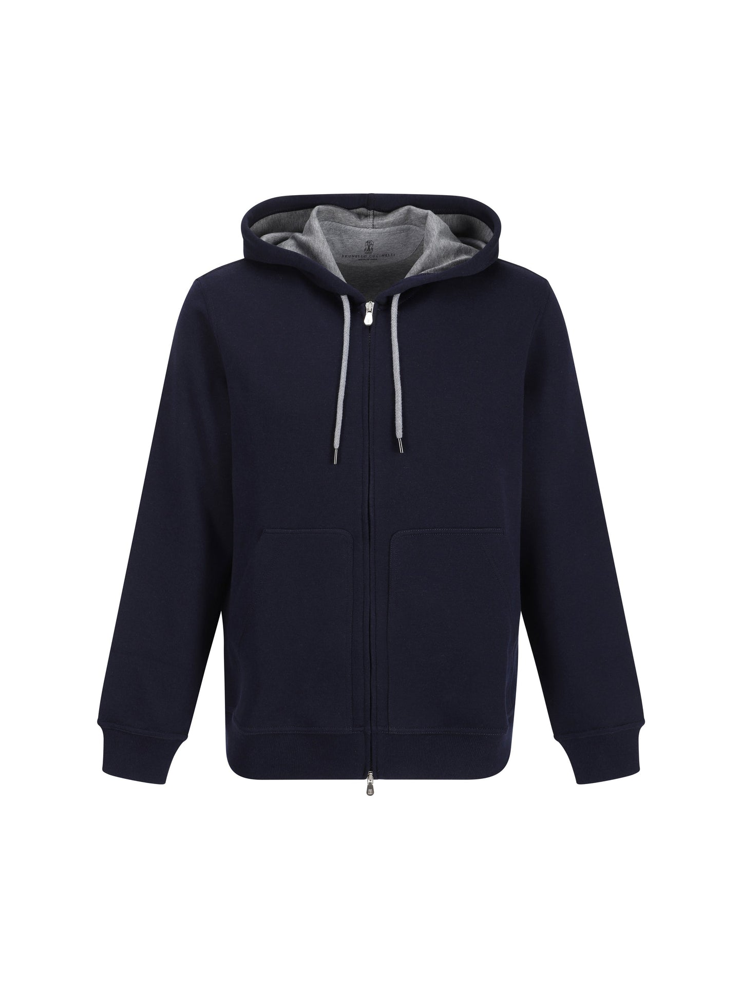 Brunello Cucinelli Men Monochrome Hoodie