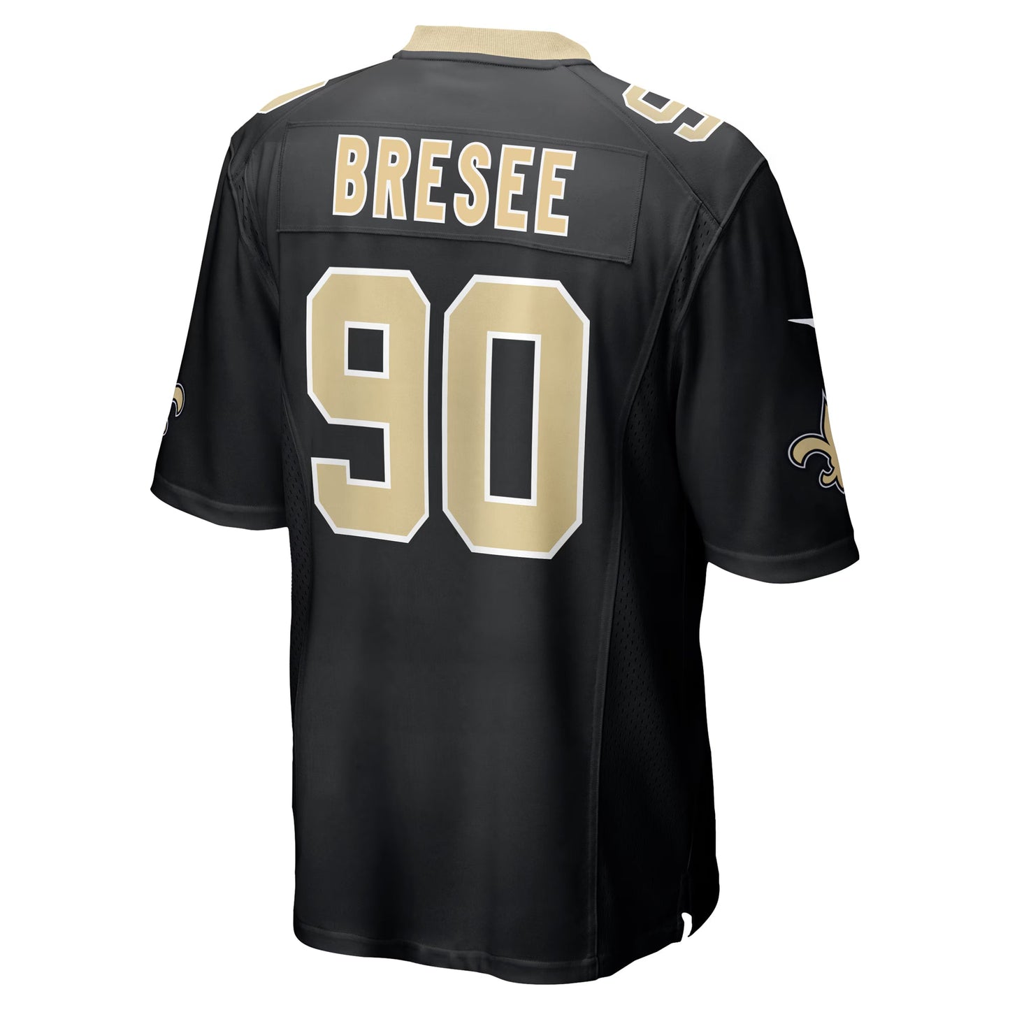 New Orleans Saints Bryan Bresee Black Game Jersey