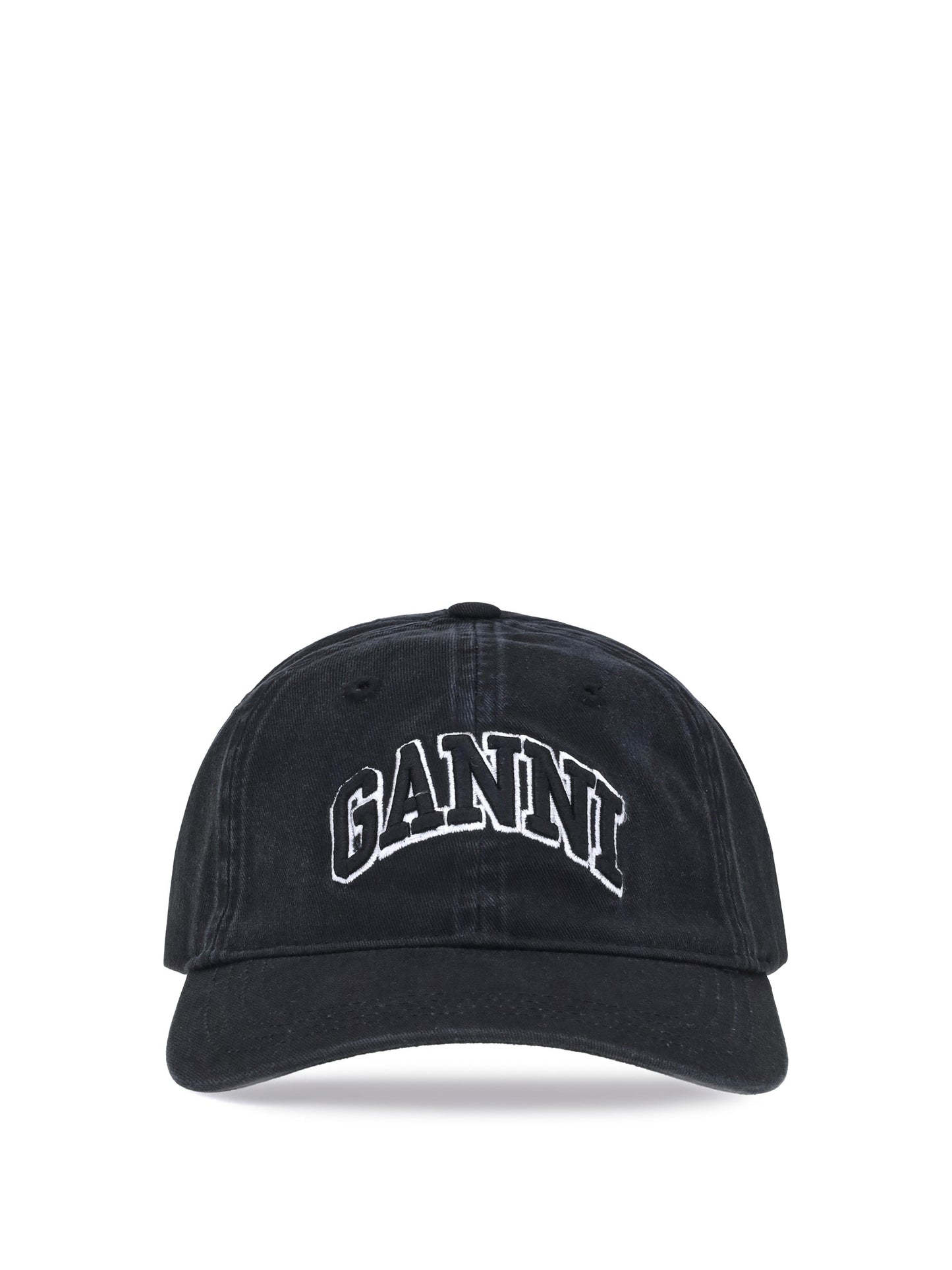 Ganni Women Logo Baseball Cap