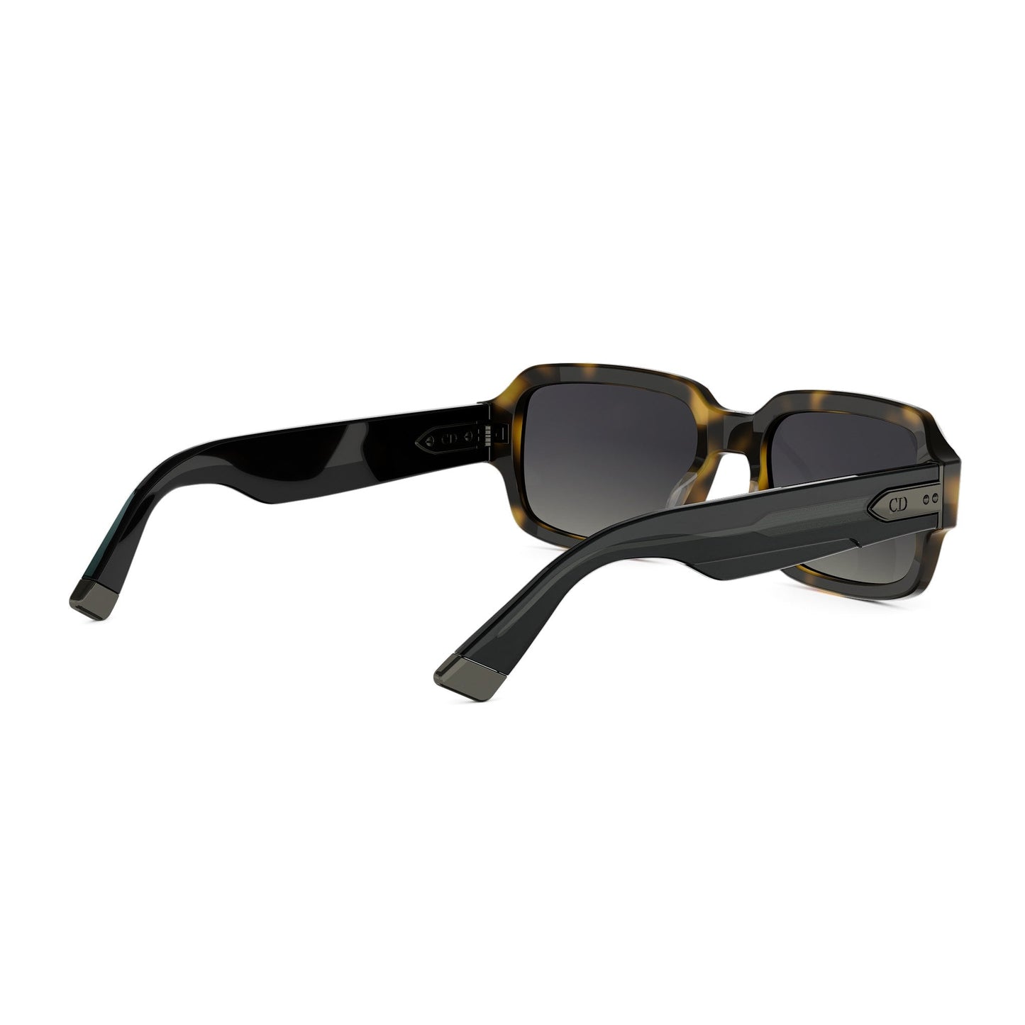 Havana Geometric Acetate Sunglasses