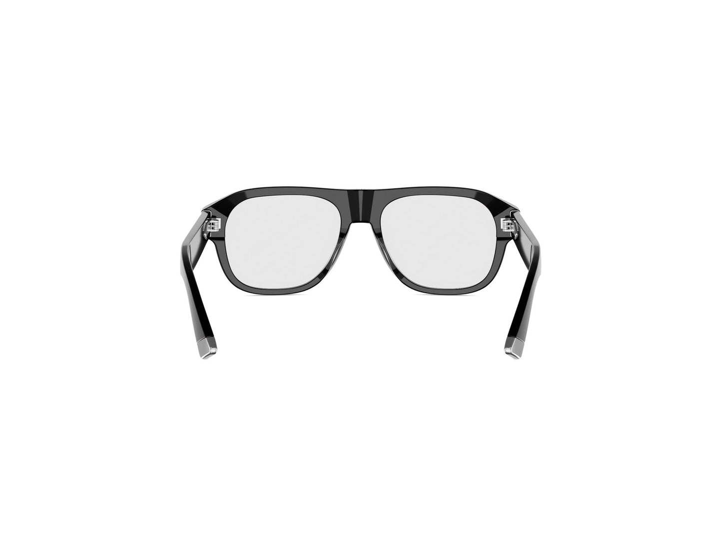 Black Pilot Acetate Eyeglasses