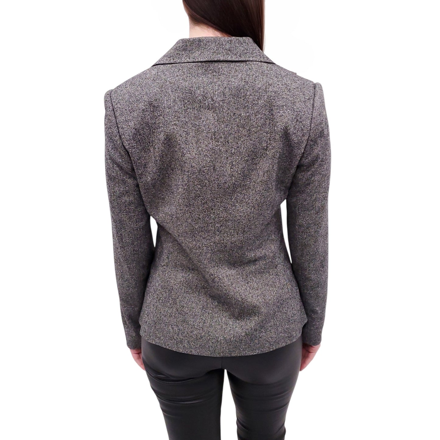DOLCE & GABBANA SALT AND PEPPER BLAZER - SIZE 40