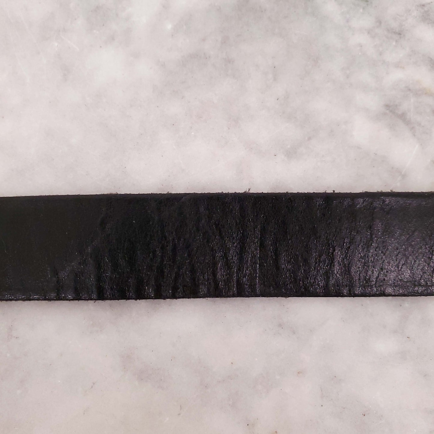 DOLCE & GABBANA 'J&ANS' BLACK LOGO BELT - SIZE 65