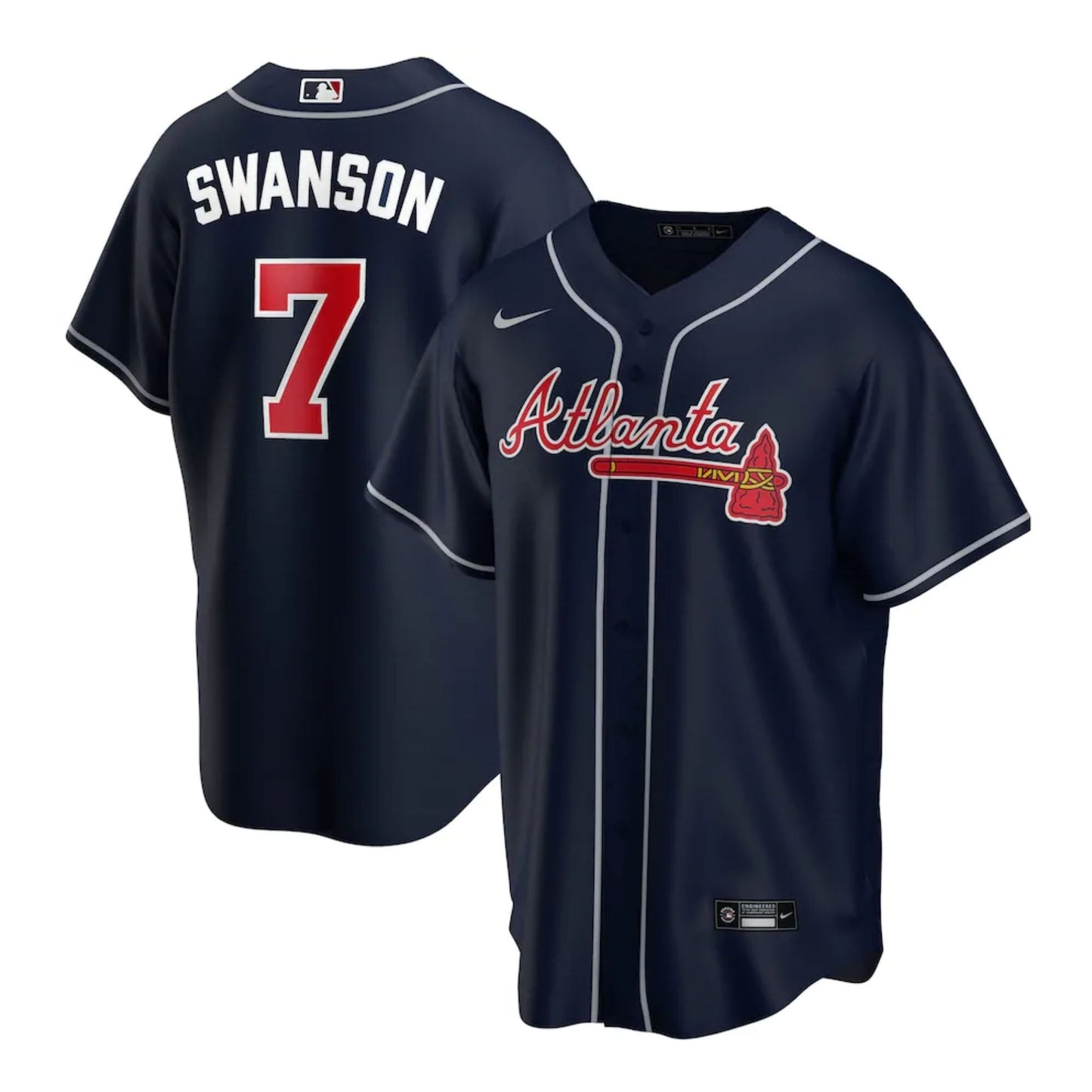 Dansby Swanson Atlanta Braves 7 Jersey