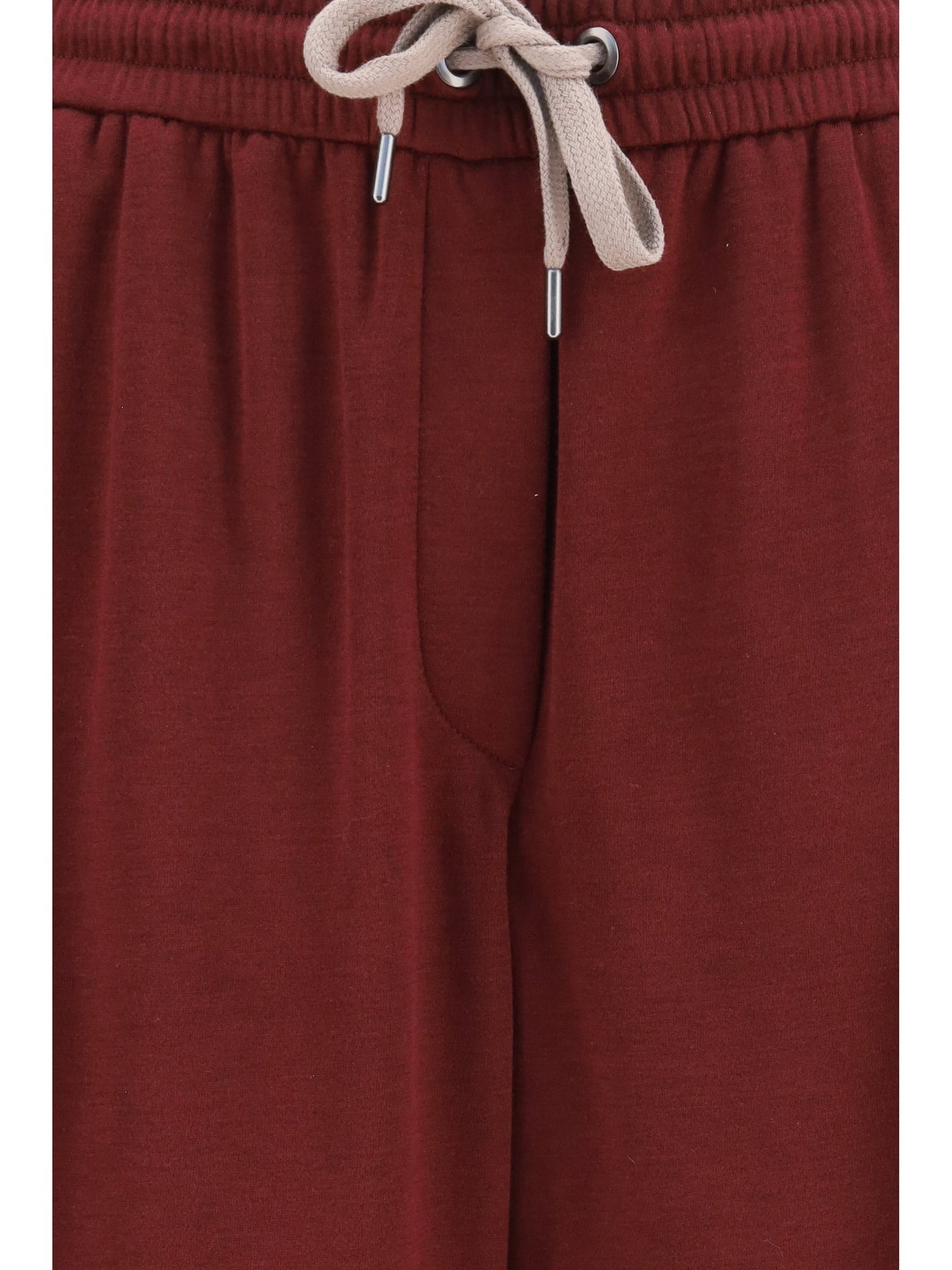 Brunello Cucinelli Women Cotton And Silk Track Pants