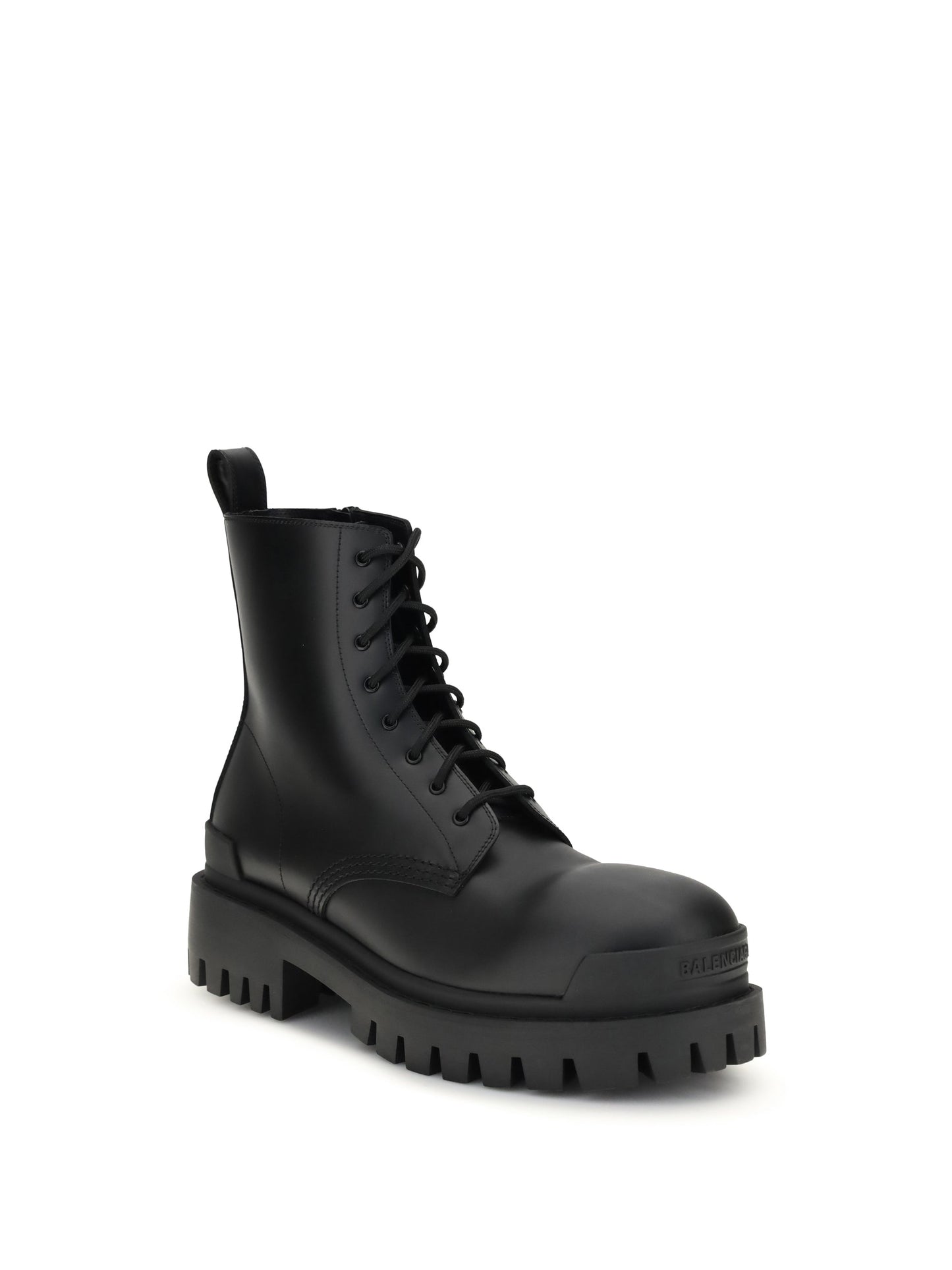 Balenciaga Men Strike Lace-Up Boots