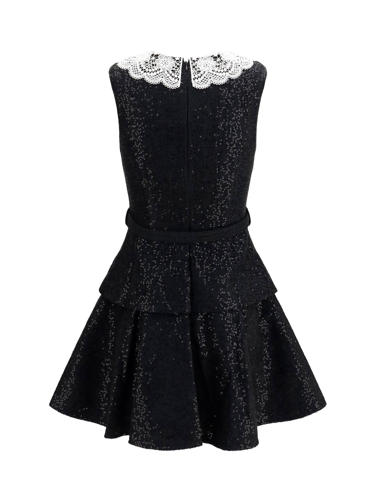 Self-Portrait Women Sequin Bouclé Dress
