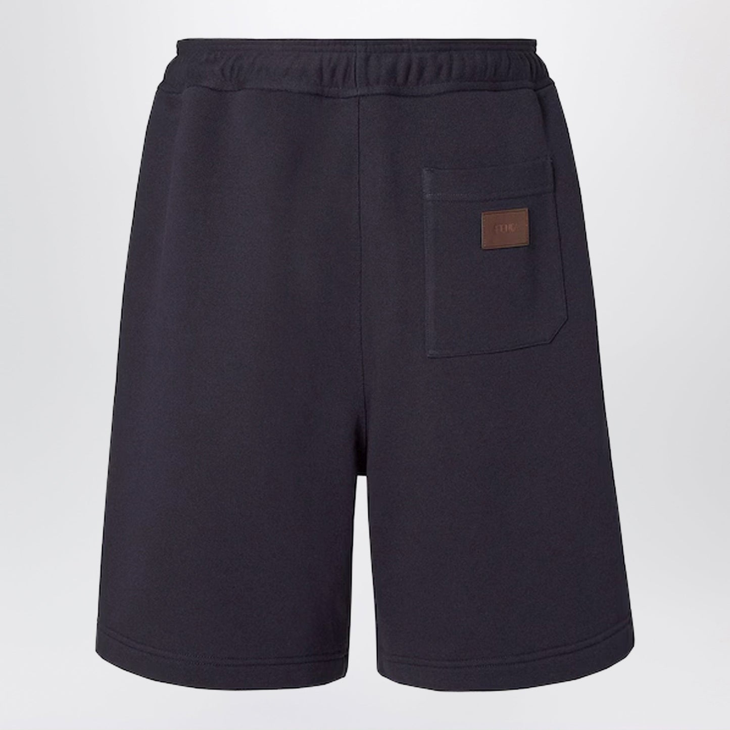 Fendi Navy Blue Cotton Bermuda Shorts Men