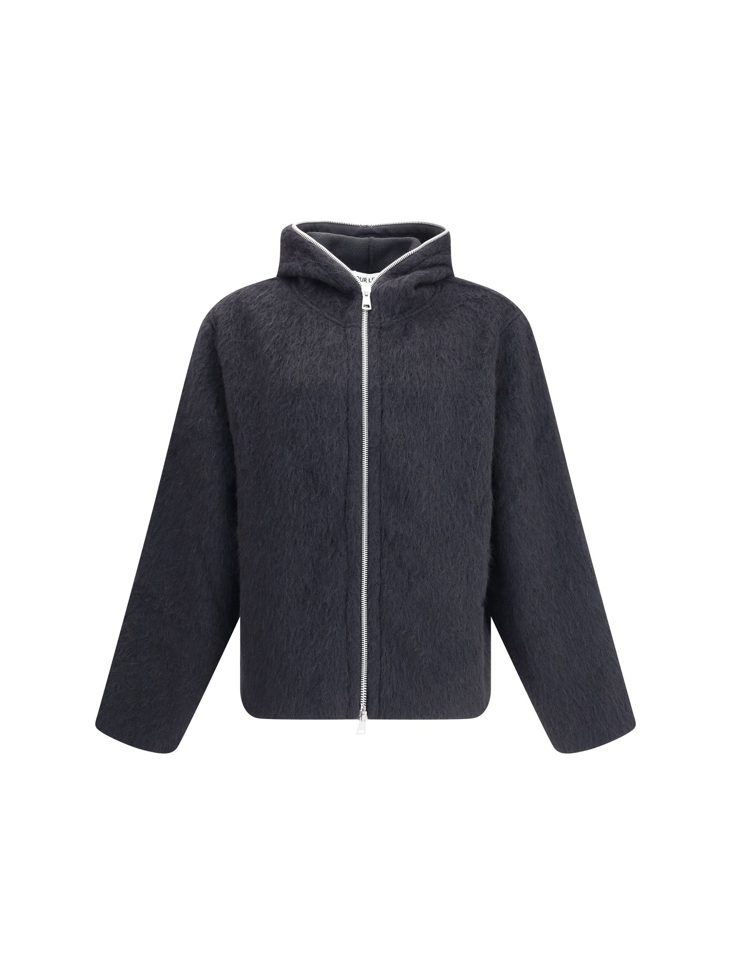 Our Legacy Men Zip Sweater Furry Effect Design