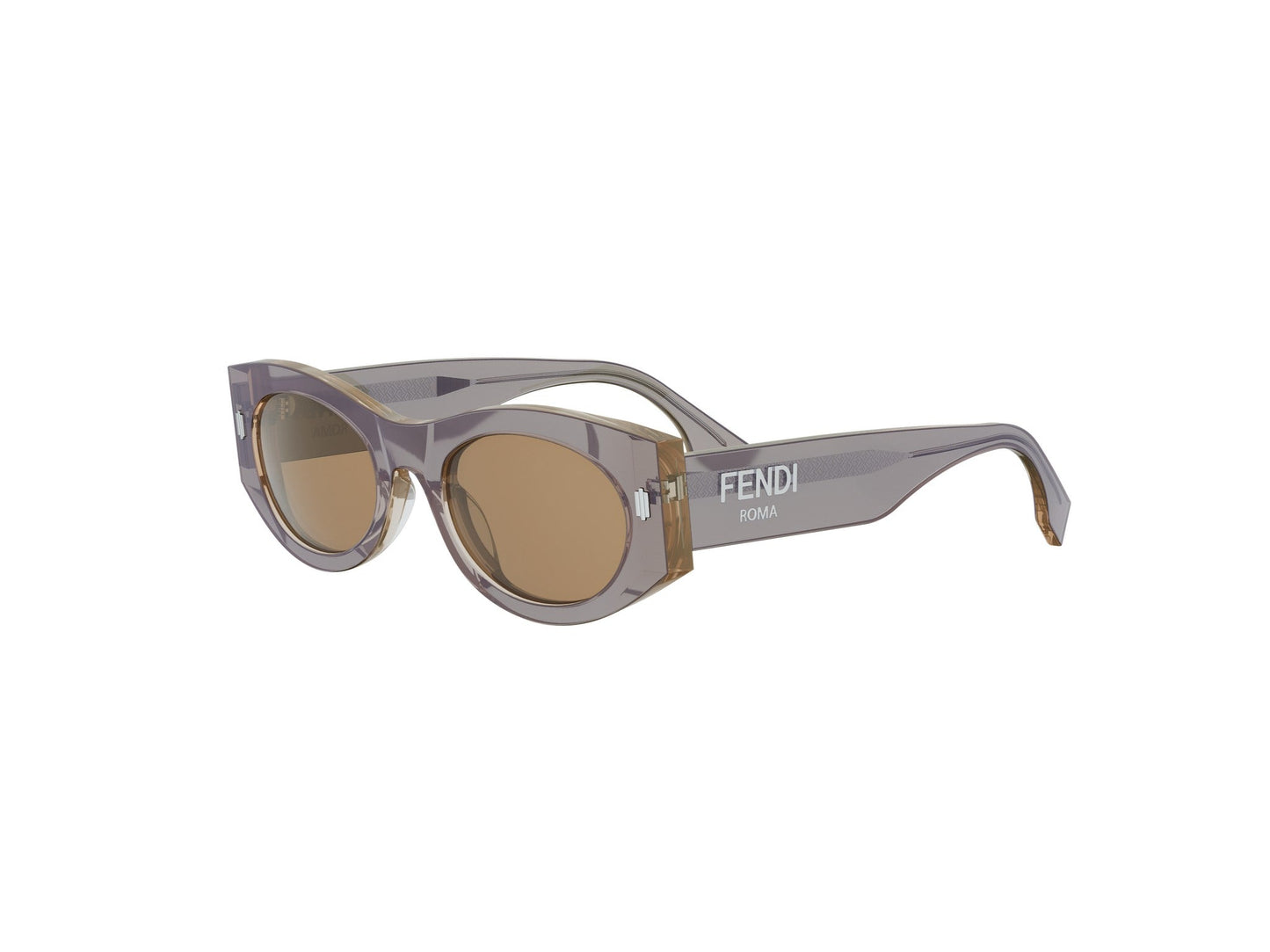 Oval Acetate Sunglasses