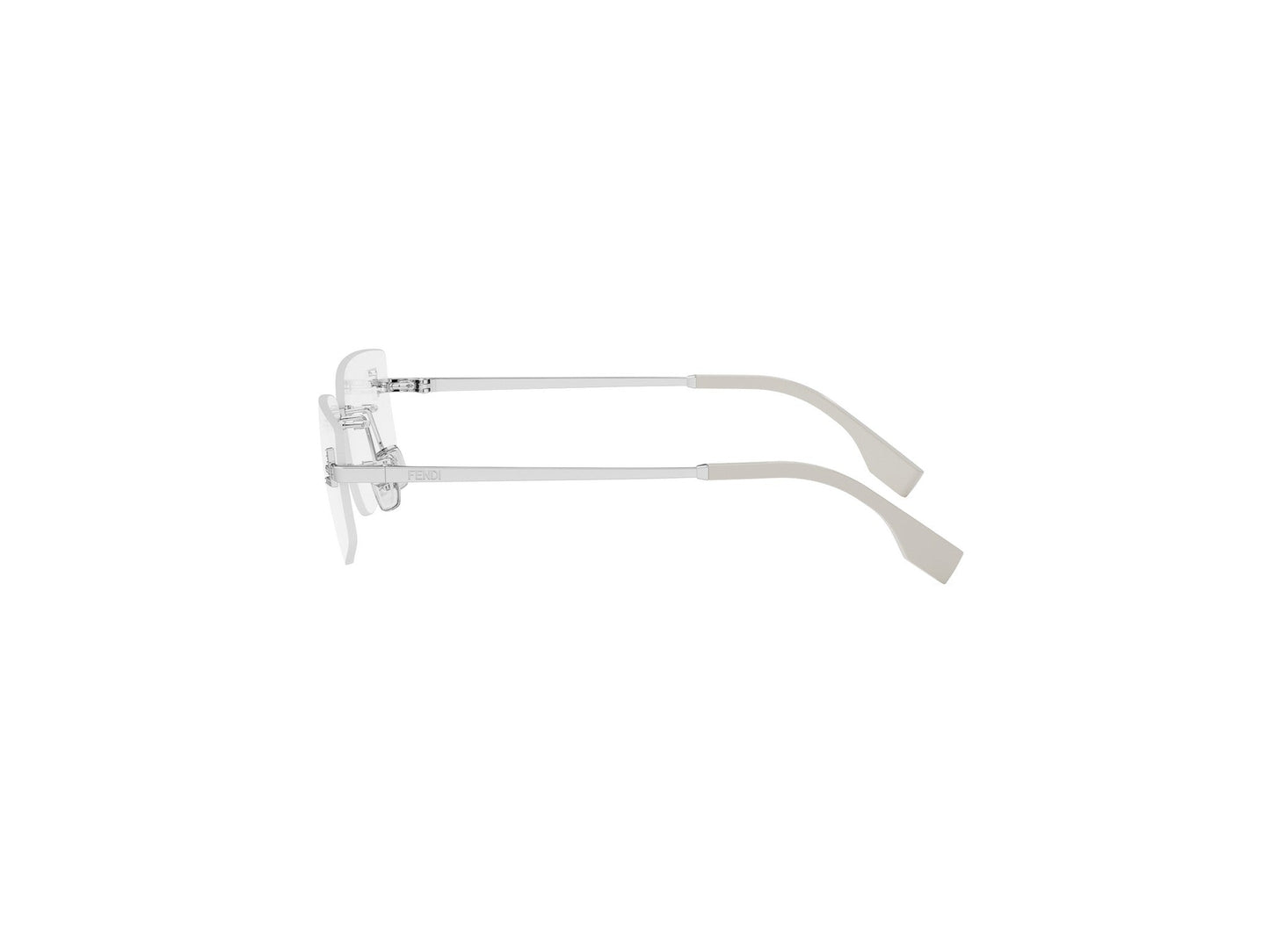 Rimless Geometric Eyeglasses