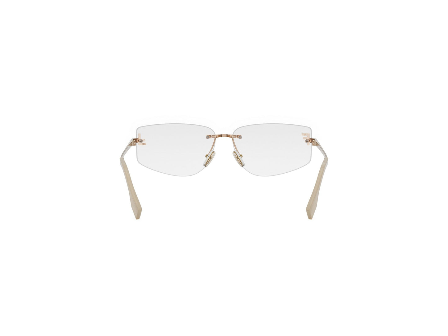 Rimless Geometric Eyeglasses