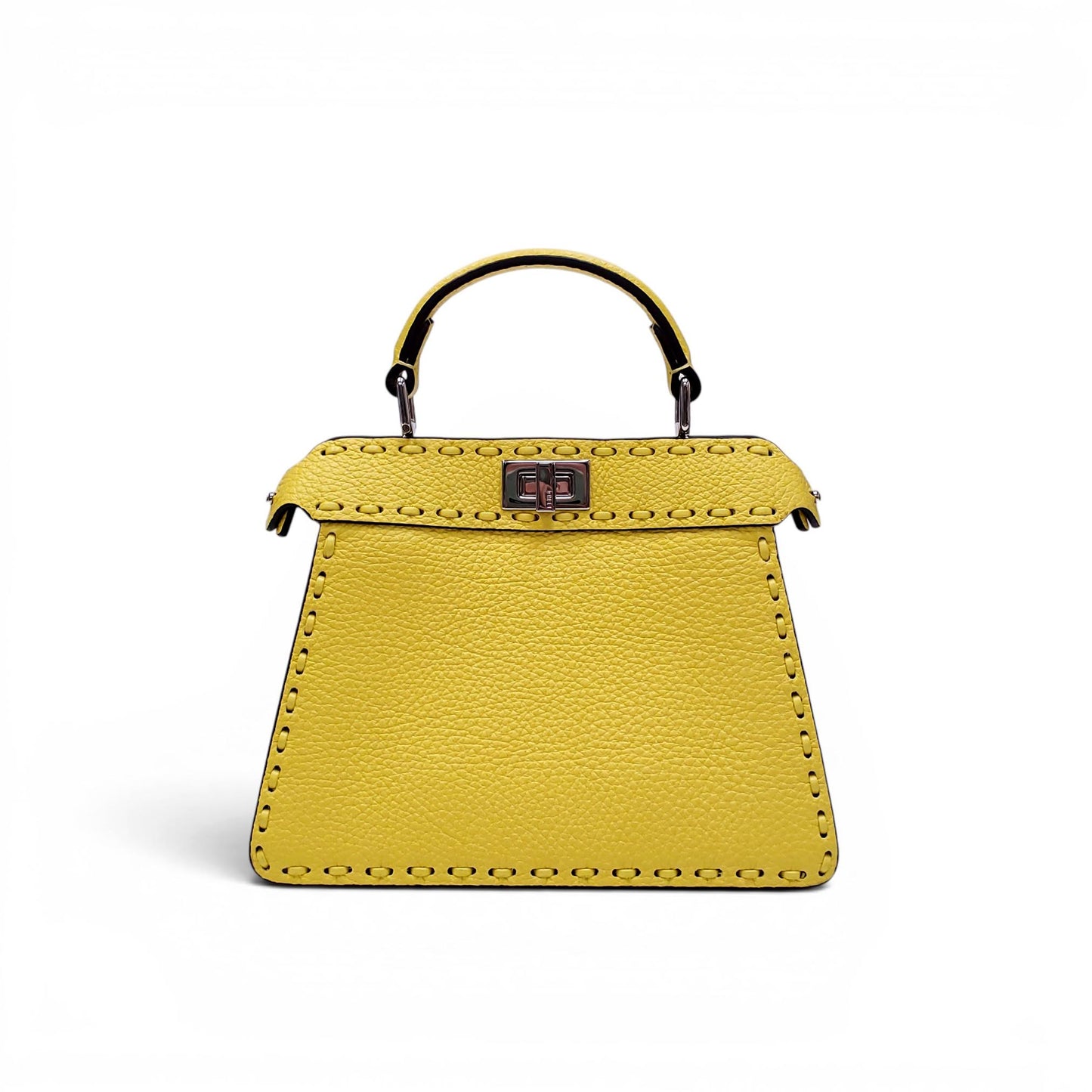FENDI 2024 YELLOW PEEKABOO MINI BAG