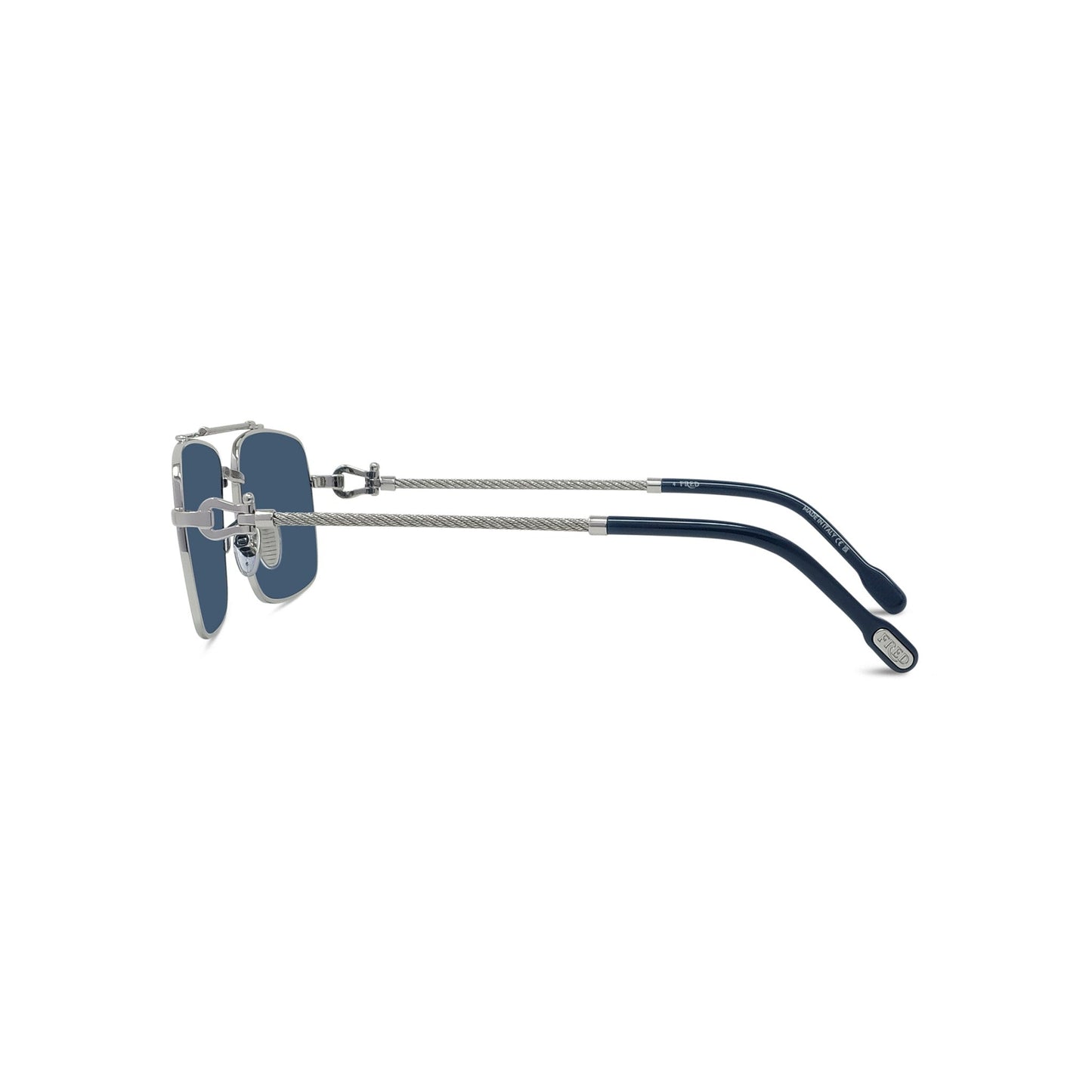 Rectangular Metal Sunglasses