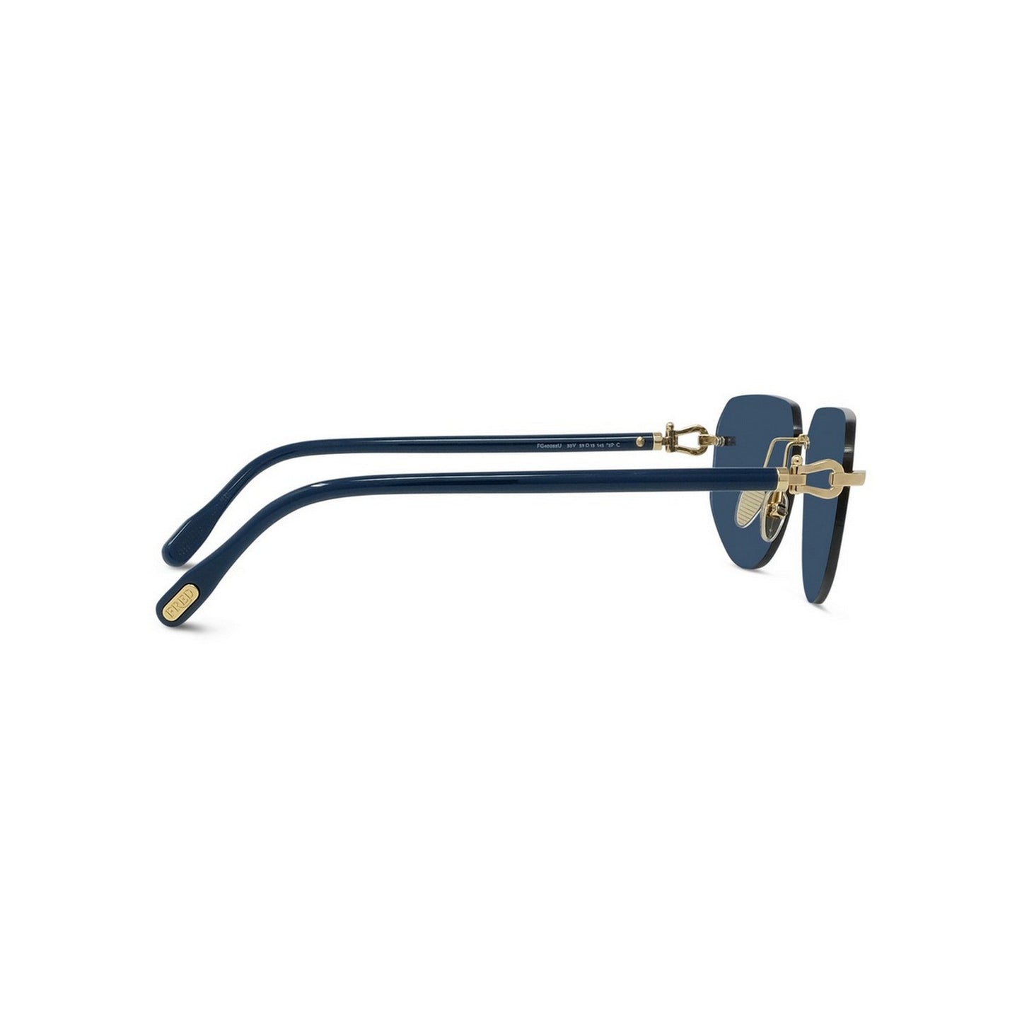 Geometric Rimless Sunglasses