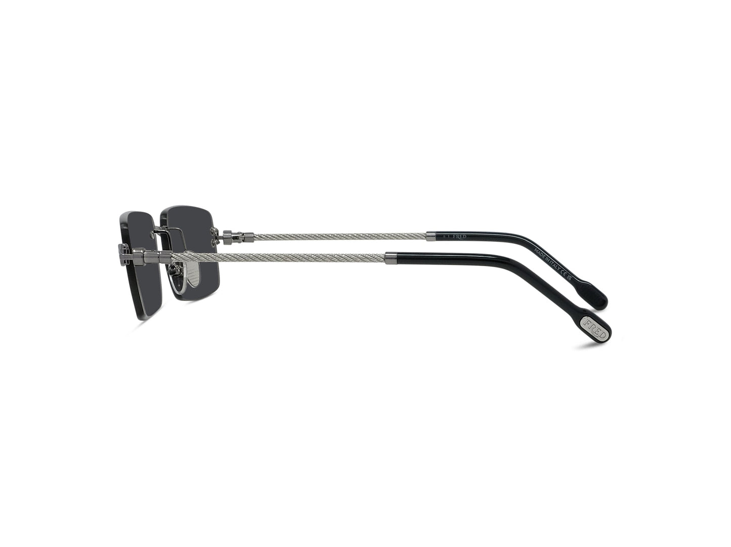 Rimless Rectangular Sunglasses