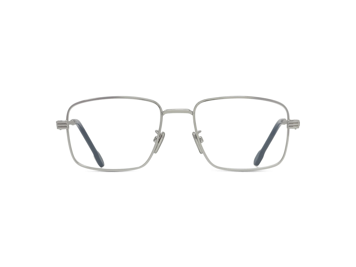 Silver Rectangular Eyeglasses