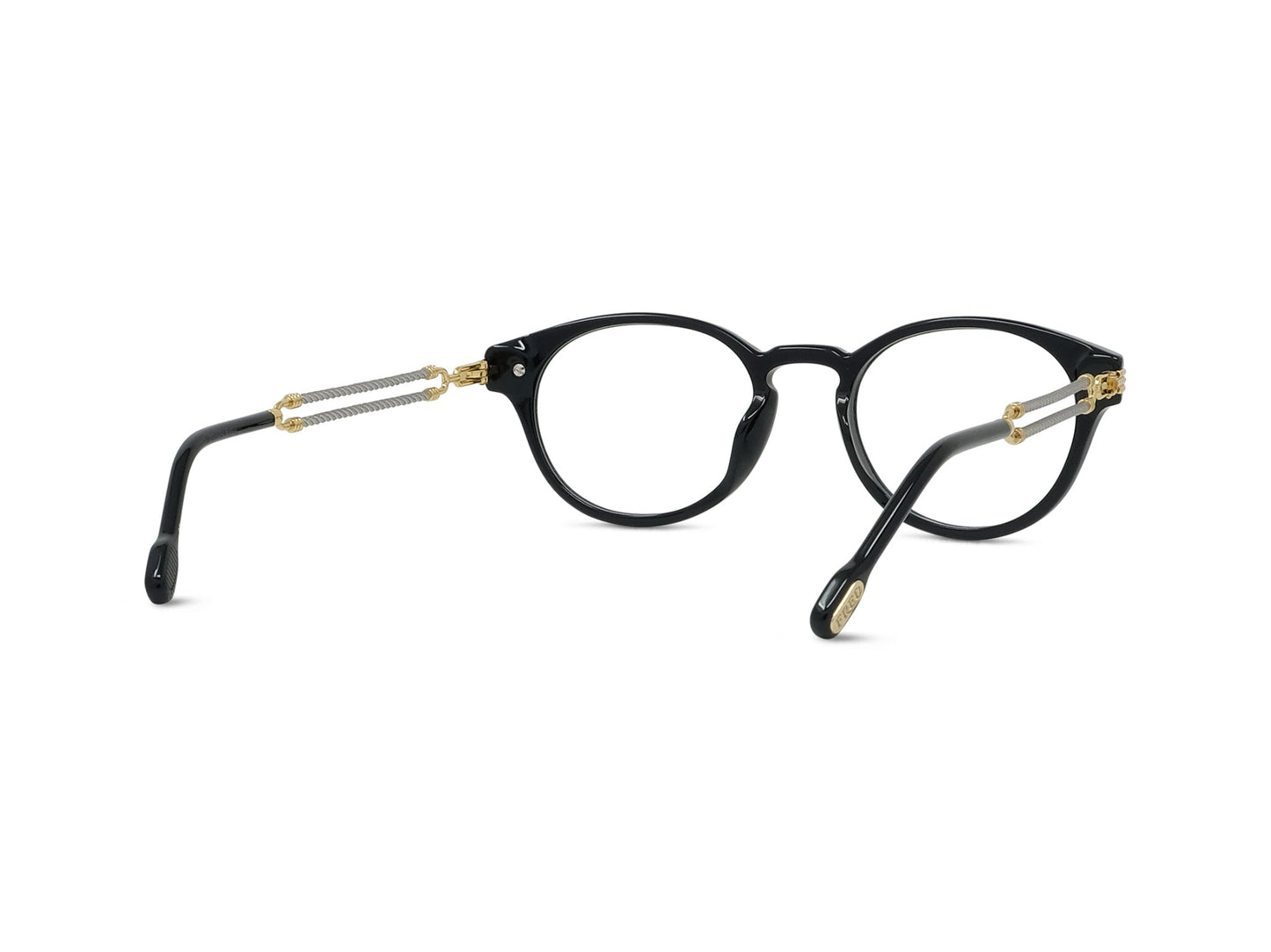 Black Pantos Acetate Eyeglasses