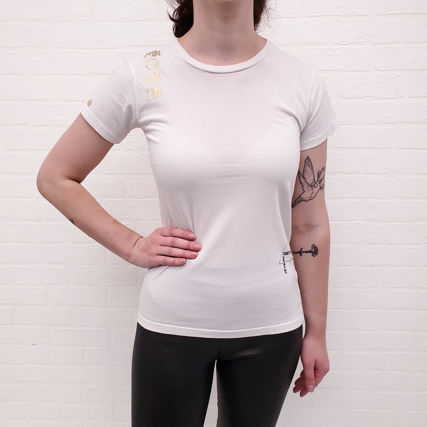 FREE CITY WHITE T-SHIRT - SIZE XS