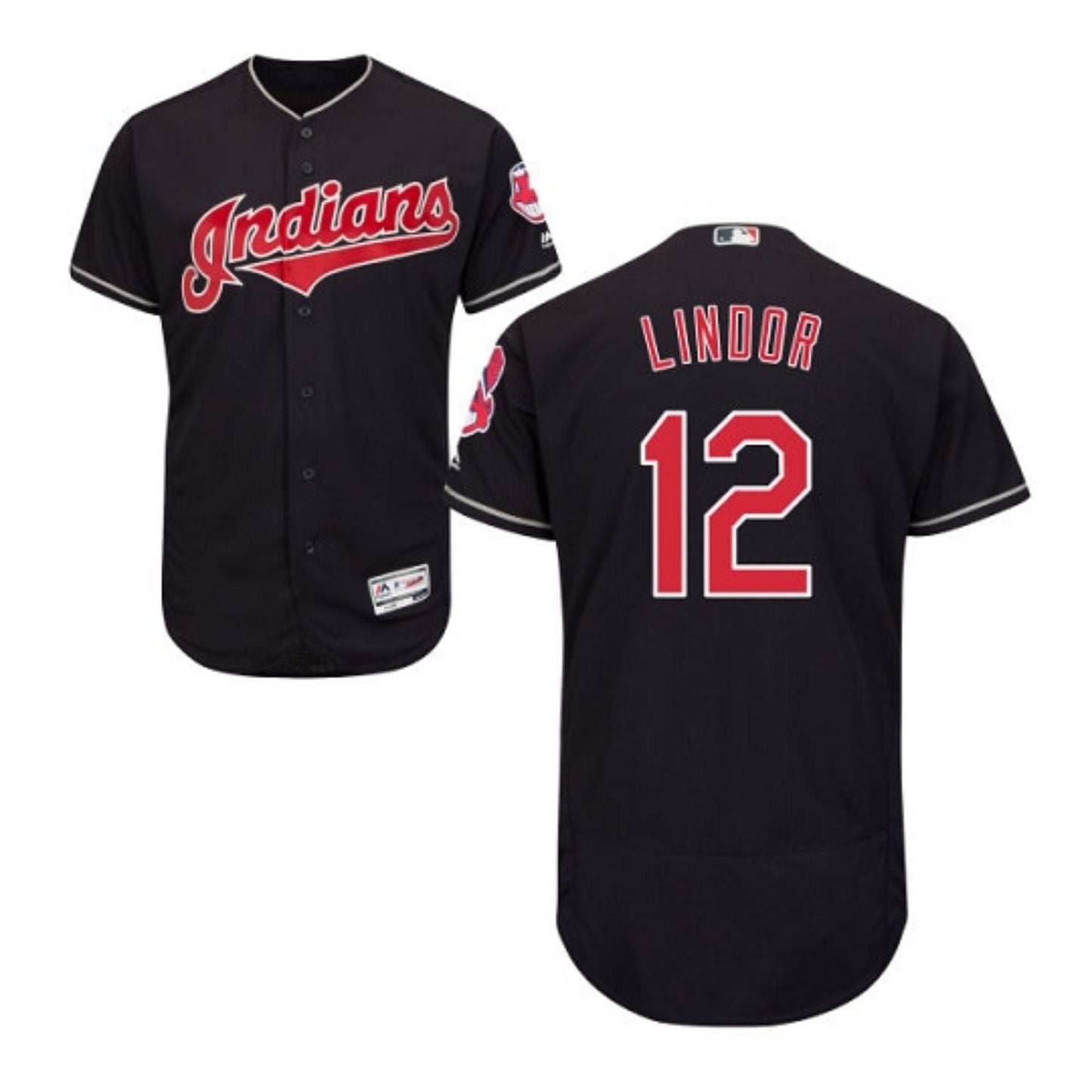 Francisco Lindor Cleveland Indians 12 Jersey