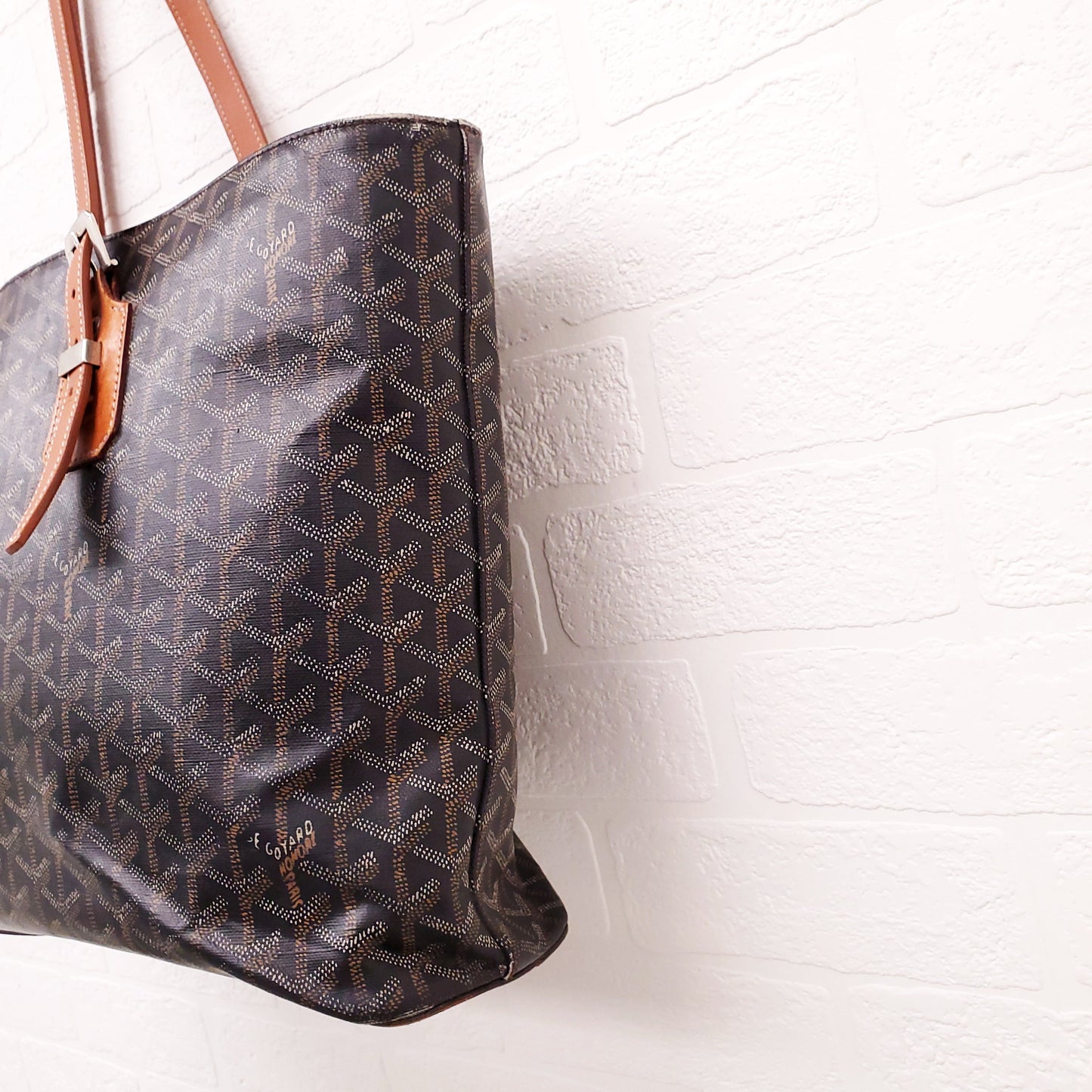GOYARD BLACK VINTAGE TOTE