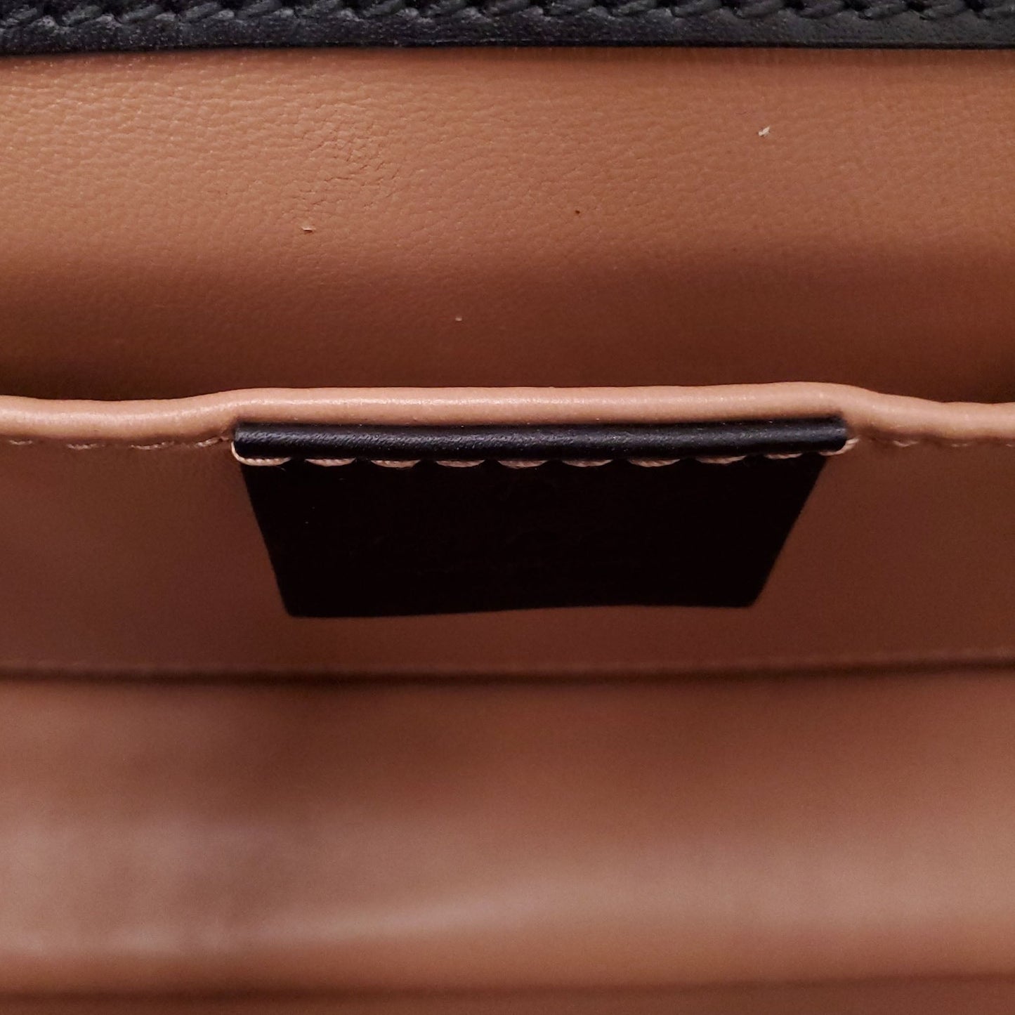 GUCCI SNAKESKIN-TRIMMED BLACK LILITH CHAIN BAG
