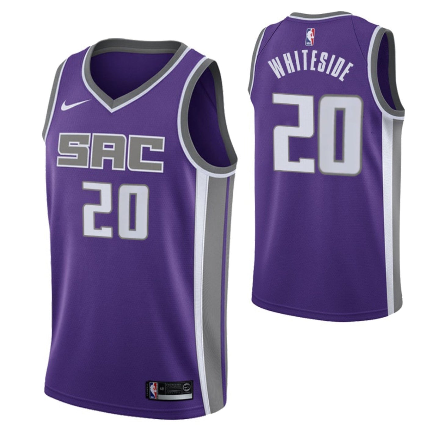 Hassan Whiteside Sacramento Kings 20 Jersey