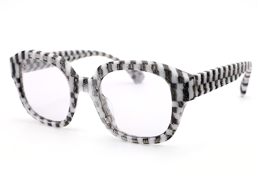 A03510 Damier Square Eyeglasses