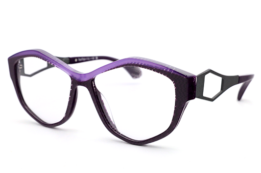 A05501  Two-Toned Geometric Eyeglasses