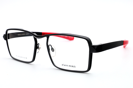 A02508T Black Square Eyeglasses