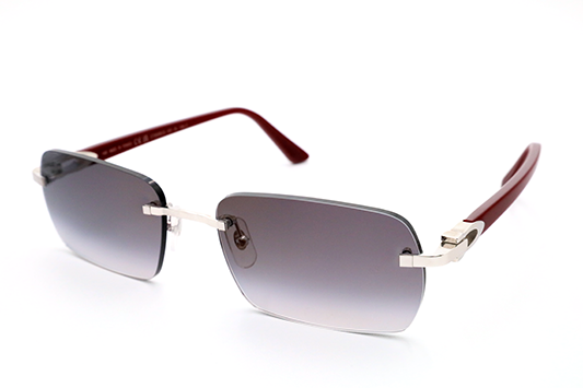 Cartier Custom Signature C  de Cartier Burgundy Sunglasses by MEG