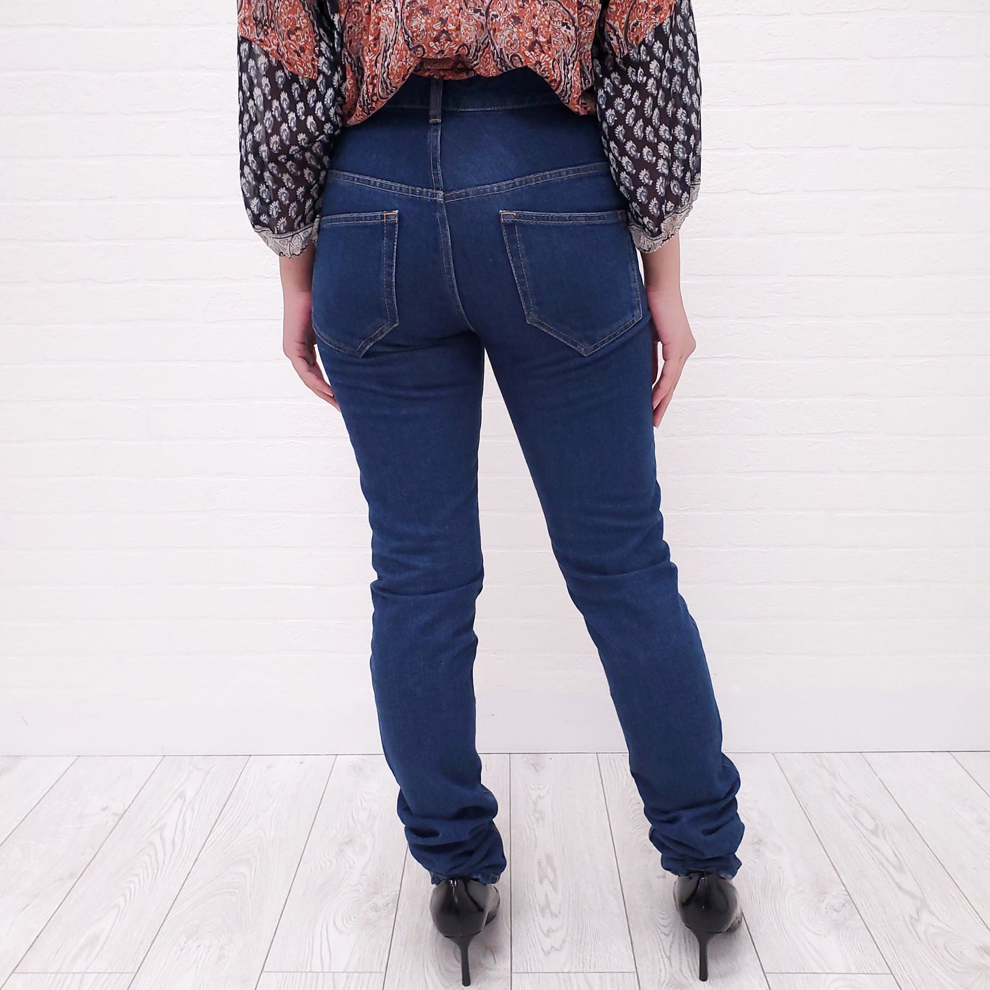 ISABEL MARANT BLACK LABEL DENIM JEANS - SIZE 36