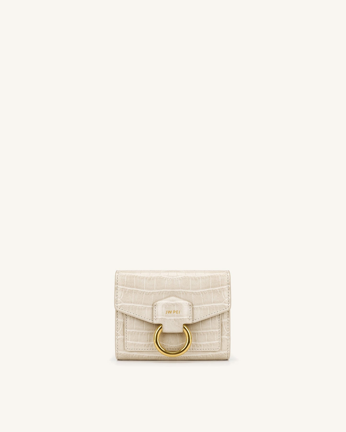 Stella Wallet - Ivory  Croc