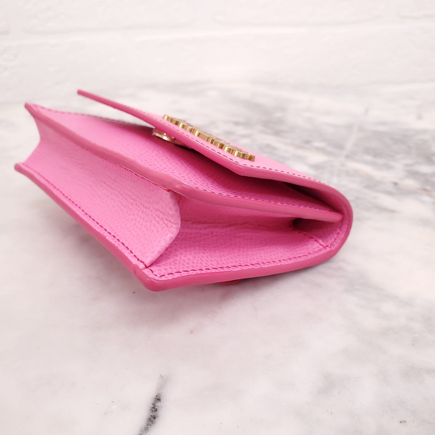 JACQUEMUS PINK LEATHER LA CEINTURE BELLO BELT BAG