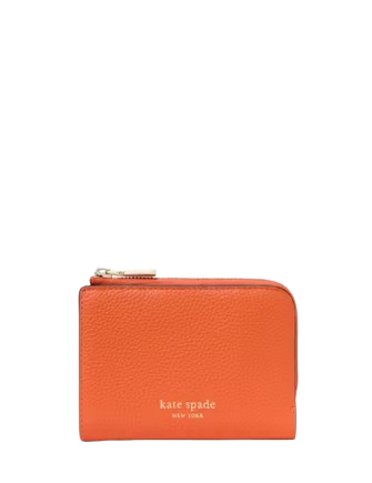 Kate Spade New York Ava Colorblocked Pebbled Leather Zip Bifold Wallet