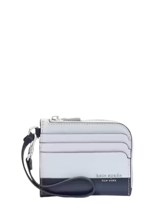 Kate Spade New York Devin Colorblocked Coin Card Case Wristlet