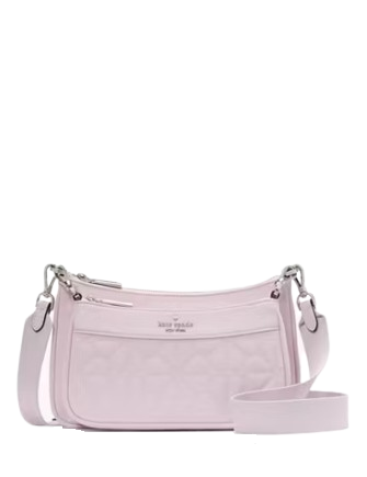 Kate Spade New York Duet Spade Flower Quilted Nylon Crossbody