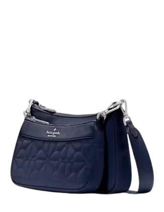 Kate Spade New York Duet Spade Flower Quilted Nylon Crossbody